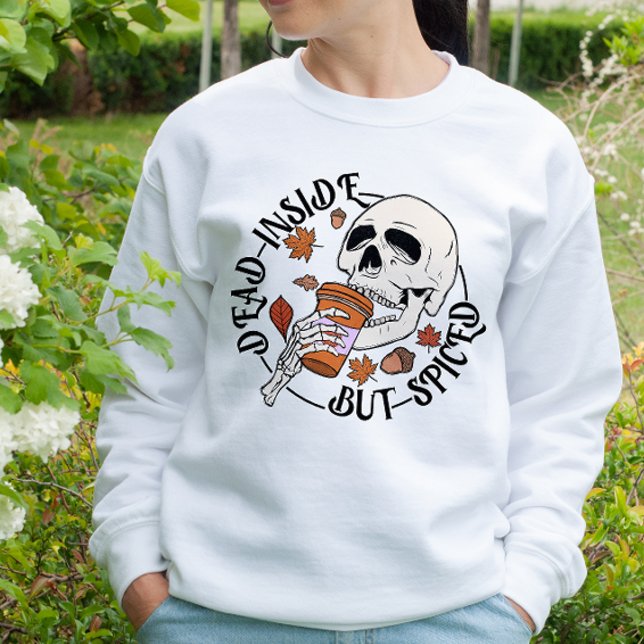 AUTUMN THEMED FUNNY TOD INNERHALB, ABER GESCHICKT SWEATSHIRT (Von Creator hochgeladen)