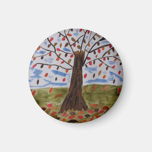 Autumn Tree Magnet (Vorne)