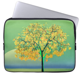 Autumn Tree Sunset Electronics Bag Laptopschutzhülle