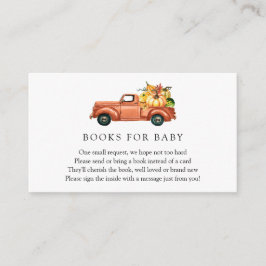 Autumn Truck Drive by Baby Shooting Card Begleitkarte