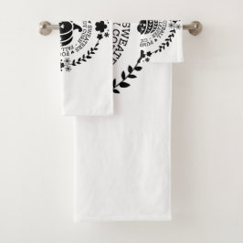 Autumn Vibes Bathroom Towel Set