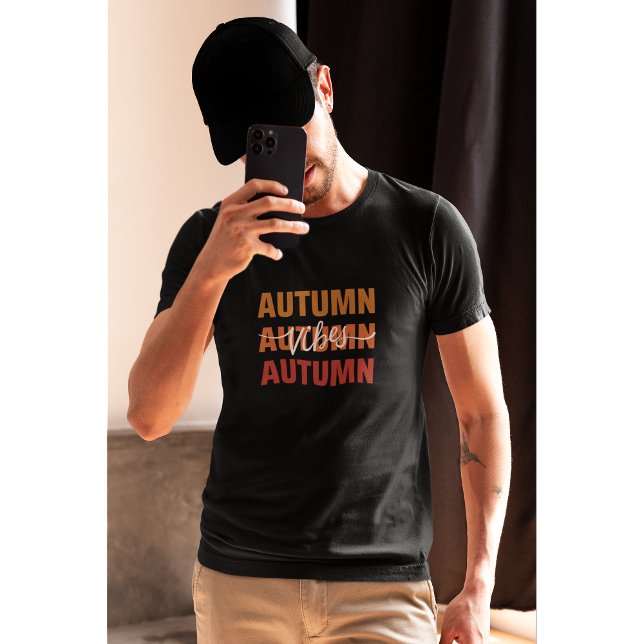 Autumn Vibes Cozy Fall Design T-Shirt (Von Creator hochgeladen)