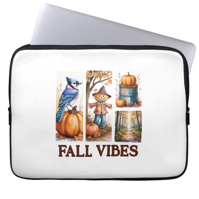Autumn Vibes Fall Vibes Laptopschutzhülle (Vorderseite)