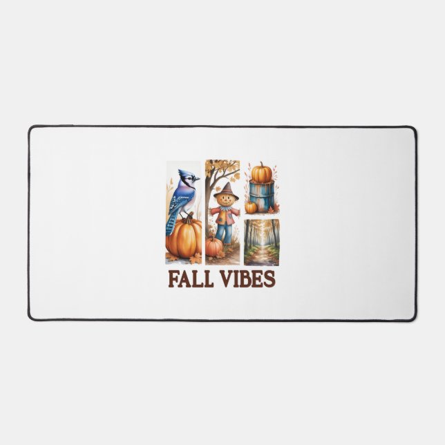 Autumn Vibes Fall Vibes Schreibtischunterlage (Vorderseite)