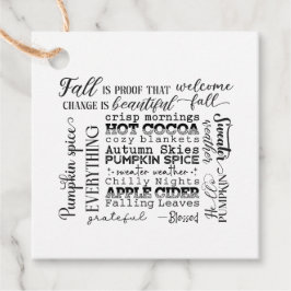 Autumn Vibes Gift Tags & Gift Enclosures Geschenkanhänger