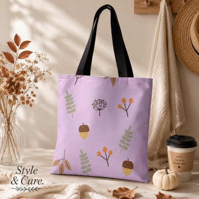 Autumn Vibes Leaf Muster Art Tasche (Autumn Vibes Leaf Pattern Art Tote Bag)