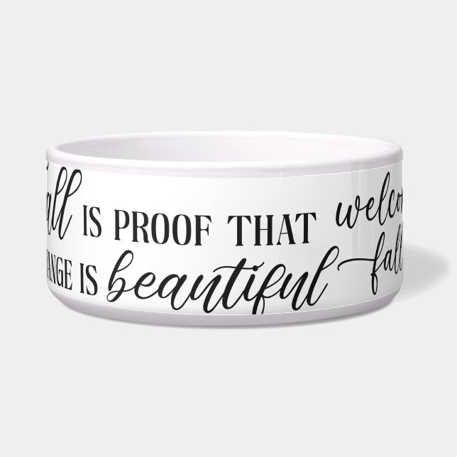 Autumn Vibes Pet Feeding Bowls Napf (Vorderseite)