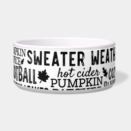 Autumn Vibes Pet Feeding Bowls Napf