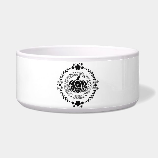 Autumn Vibes Pet Feeding Bowls Napf (Vorderseite)