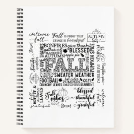 Autumn Vibes Spiral Notebook & Sketchbook Notizbuch