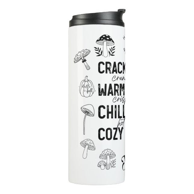 Autumn Vibes Thermal Tumbler Thermosbecher (Nach links gedreht)