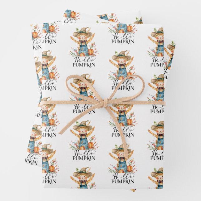 Autumn Vibes Wrapping Papers Geschenkpapier Set (Beispiel)