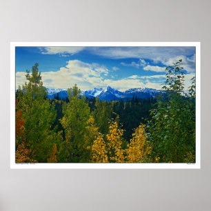 Autumn Vista - Glacier National Park - Montana Poster