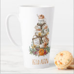 Autumn Wassercolor Pumpkins Latte Tasse<br><div class="desc">Ein niedliches Aquarellfach mit Kürbissen und Kaffeetassen mit Gewürzstöcken,  mit Kiefernnadeln und Blume. Wenn das Wetter kalt wird und der Herbst hier ist,  ist diese extra große Latte-Tasse für die würzigen Kürbislatten bereit,  die wirklich auf den Punkt kommen!</div>