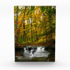 Autumn Waterfall Beauty Fotoblock