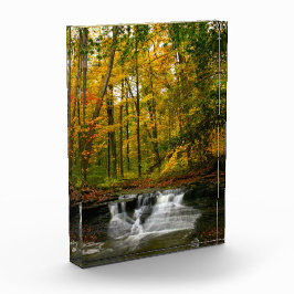 Autumn Waterfall Beauty Fotoblock