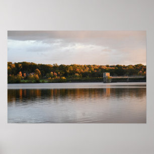 Autumn Waterscape Poster