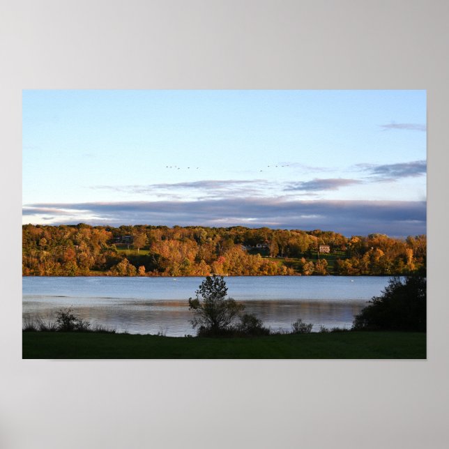 Autumn Waterscape Poster (Vorne)
