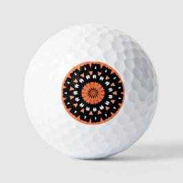 Autumn Westie Floral Golfball