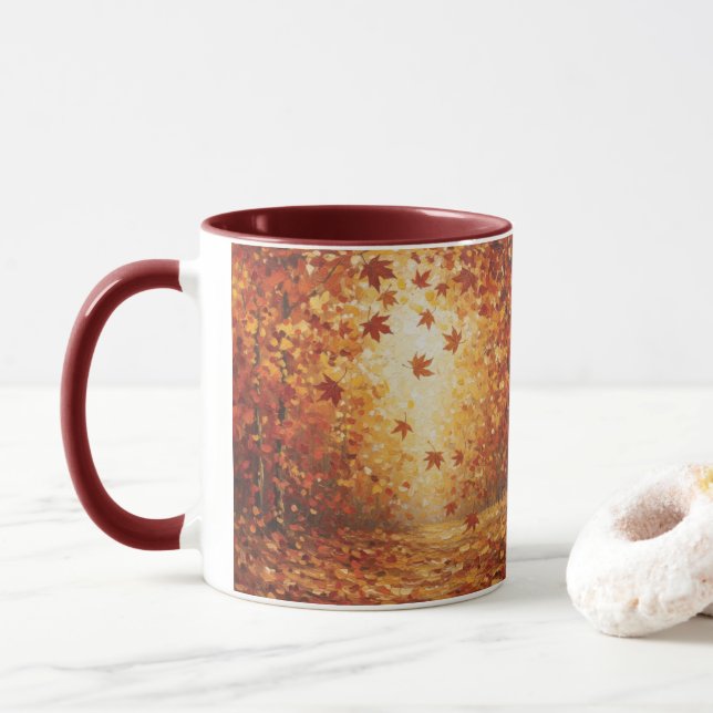 Autumn Whispers Mug Tasse (Mit Donut)