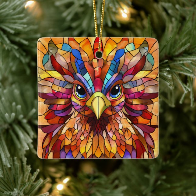 Autumn Wildlife Keramikornament (Baum)