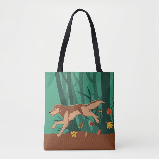 Autumn Wolf Tasche (Vorderseite)