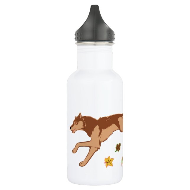 Autumn Wolf Trinkflasche (Links)