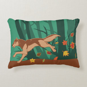 Autumn Wolf Zierkissen