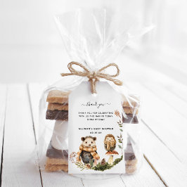 Autumn Woodland | Baby Shower Thank You Gift Tags Geschenkanhänger