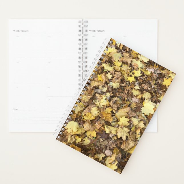 Autumn Yellow Leaves Collection Planer (Anzeige)