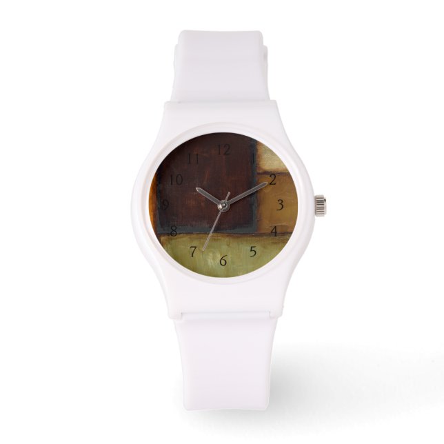Autumnal Impressionist von Jennifer Goldberger Armbanduhr (Vorderseite)