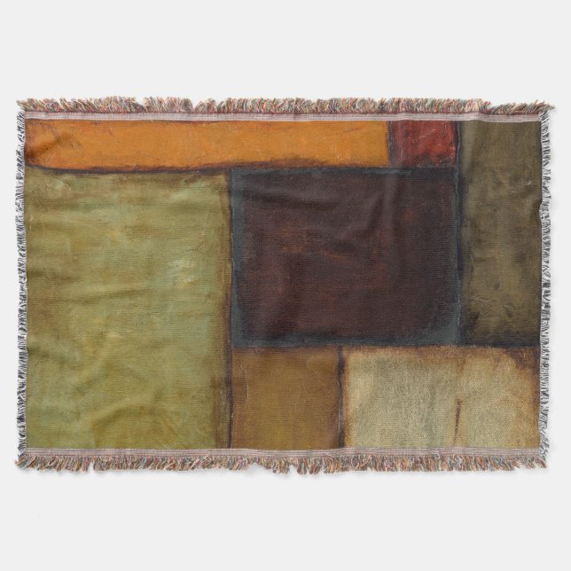 Autumnal Impressionist von Jennifer Goldberger Decke (Vorderseite)