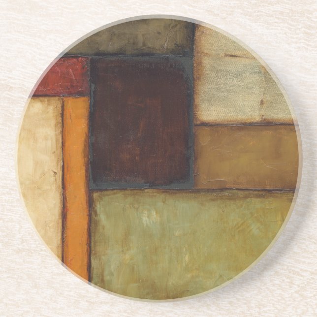 Autumnal Impressionist von Jennifer Goldberger Getränkeuntersetzer (Vorne)