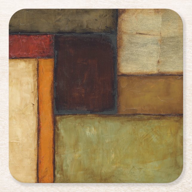 Autumnal Impressionist von Jennifer Goldberger Rechteckiger Pappuntersetzer (Vorderseite)