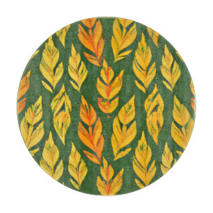 Autumnal Leaf Symphony Schneidebrett
