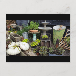 Autumnaler Garten Postkarte