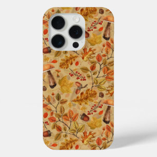 Autumnaler Wald auf Ocker Case-Mate iPhone Hülle