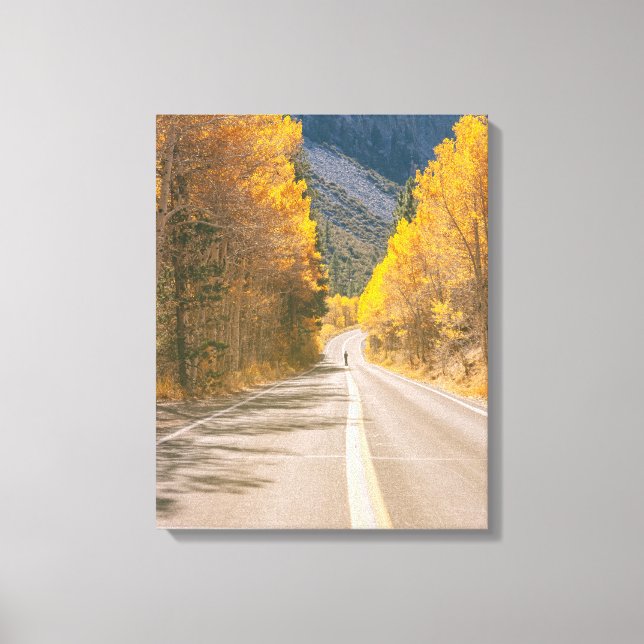 Autumnalstraße Leinwanddruck (Vorderseite)