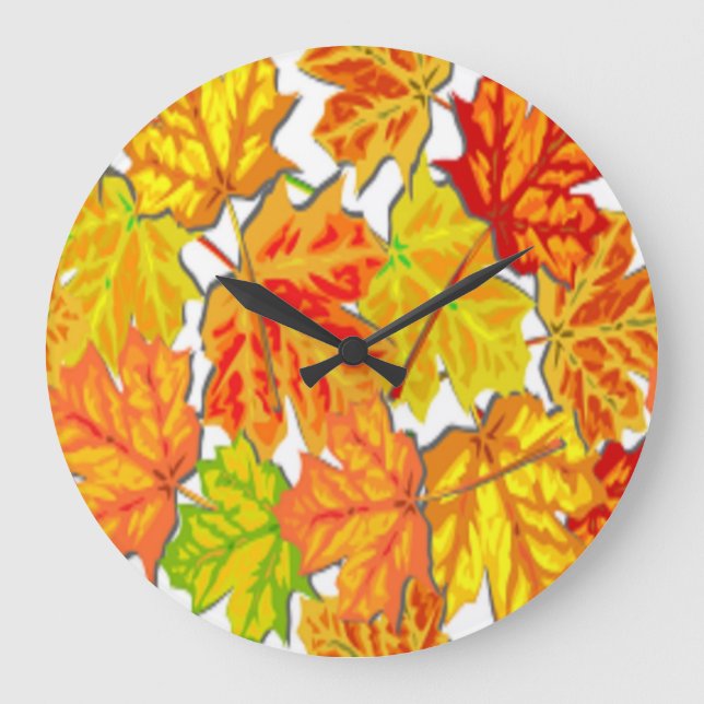 AUTUMNE GROßE WANDUHR (Vorderseite)