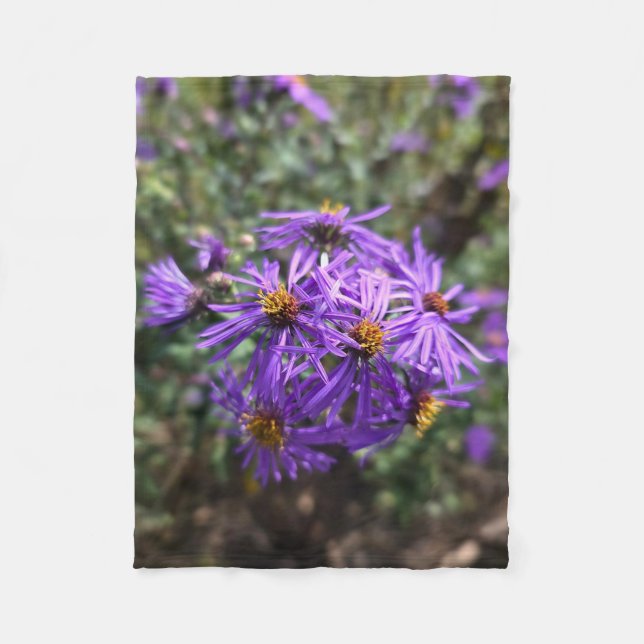 Autumn's Purple Glow Fleecedecke (Vorderseite)