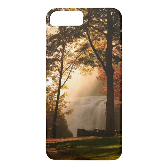 Autumns Wasserfall Mist Case-Mate iPhone Hülle (Rückseite)