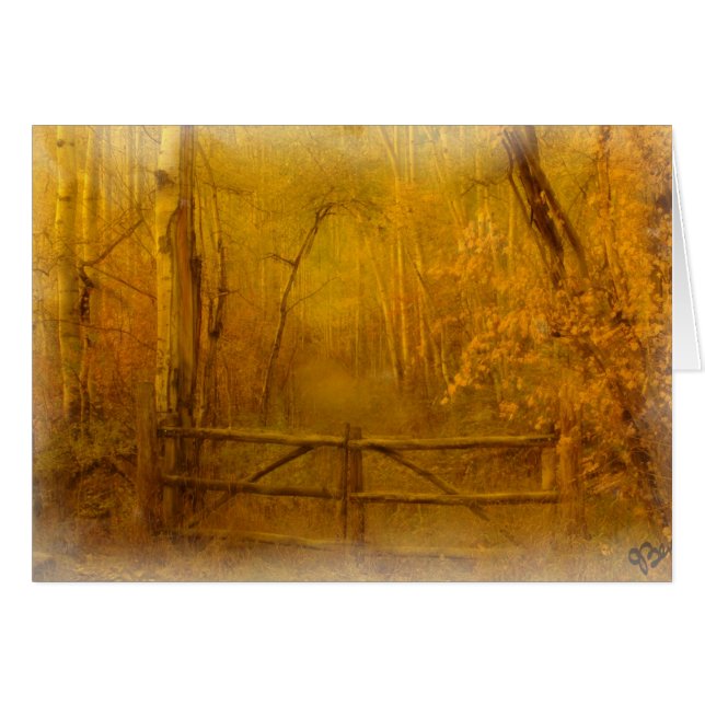 AUTUMS TOR-ÖL-KARTE (Vorderseite (Horizontal))