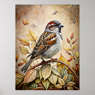 Autunm Forest Animal Poster