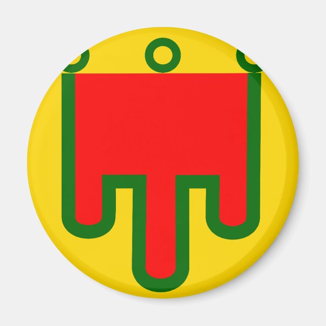 Auvergne, Frankreich Magnet (Vorne)