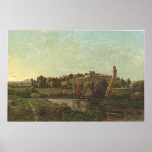 Auvergne - Henri-Joseph Harpignies Kunst Poster