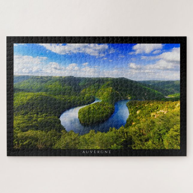 AUVERGNE - Méandre de Queuille (Horizontal)