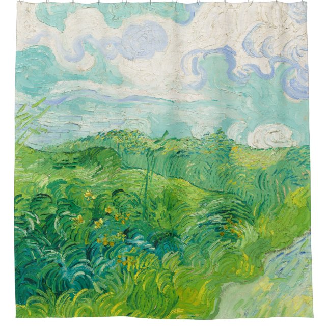Auvers (F807) Van Gogh Fine Art Duschvorhang (Vorderseite)