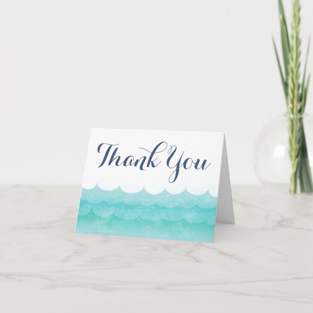 Aux cartes nautiques de Merci de mariage de mer (Devant)
