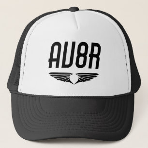 AV8R - Flieger u. Pilotflügel-Entwurf Truckerkappe