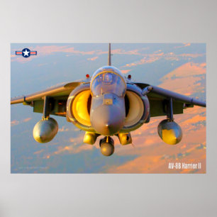 AV-8B HARRIER II POSTER